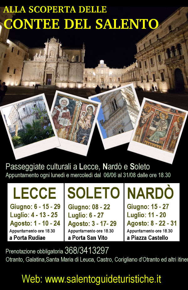 visite guidate per l'estate nel Salento visite guidate per l'estate nel Salento