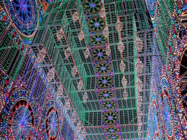 Le luminarie a Scorrano