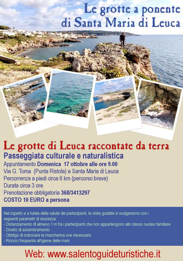 Visita guidata Itinerario le Grotte di Santa Maria di Leuca