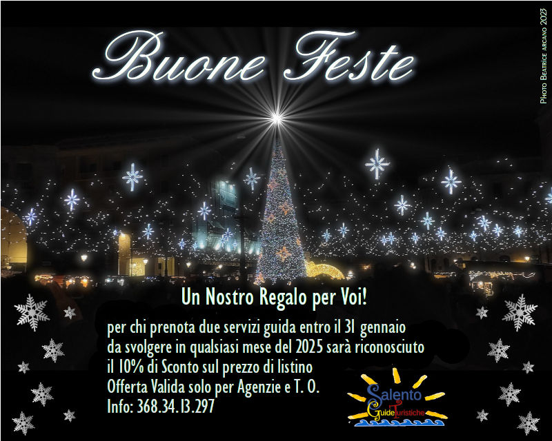 Il nostro regalo di Natale,visite guidate scontate per voi