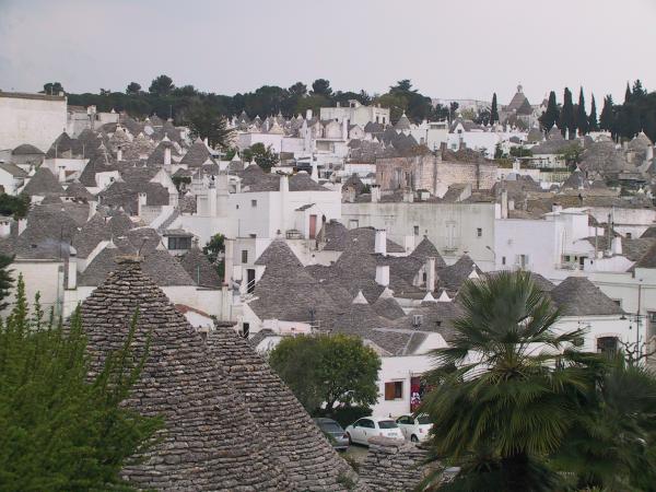 Visita guidata ai trulli di Alberobello panoramica sui trulli