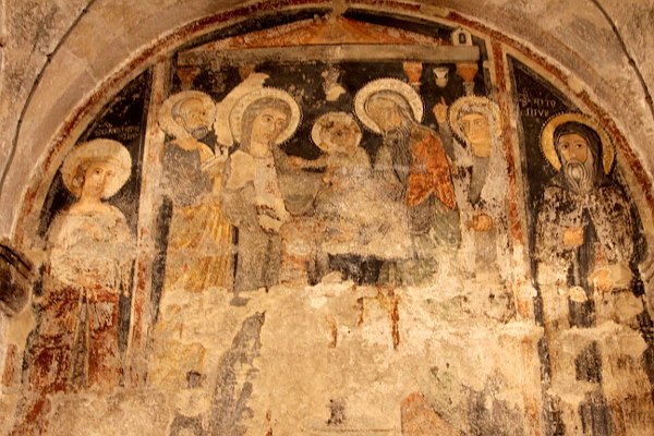 Visite guidate per gruppi e scuole a Bitonto, affresco nella Cattedrale