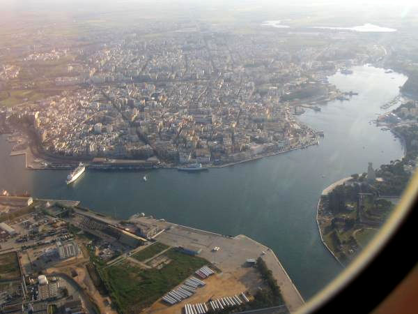 Tour guidato a Brindisi: veduta aerea