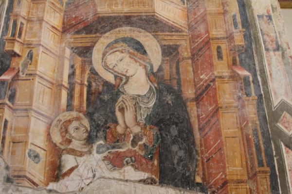 Itinerario a Otranto affresco all'interno della cattedrale