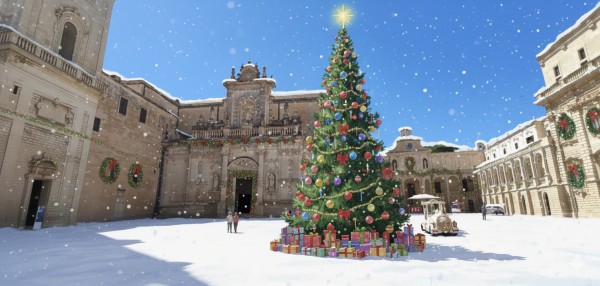 Natale a Piazza duomo a Lecce