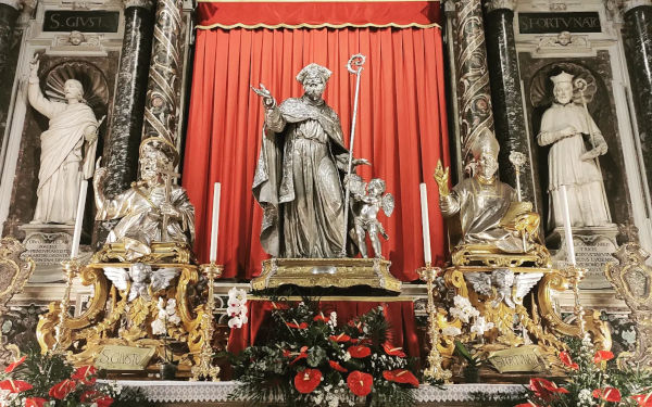 Visita guidata a Lecce: Cattedrale l'altare dedicato a Sant'Oronzo