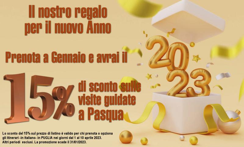 Il nostro regalo di Capodanno,visite guidate scontate per voi